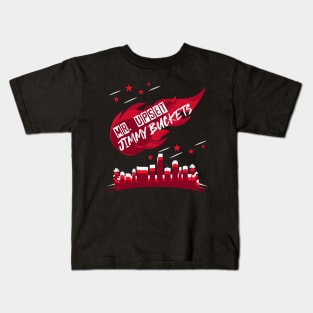 Playoffs Jimmy Buckets RED CITY Kids T-Shirt